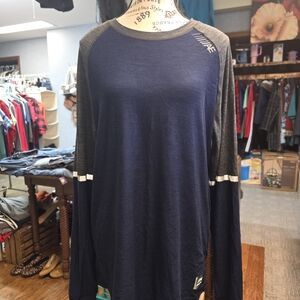 American Eagle Outfitters Dark Blue Flex Shirt